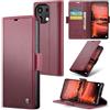 Rerzoiro Cover per Xiaomi Redmi Note 13 4G (Non per 5G) Custodia Portafoglio [Blocco RFID] Premium Pelle PU Wallet Case Flip Libro con Porta Carte Slot Flip Case per Xiaomi Redmi Note 13 4G, Rosso