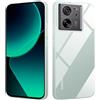 HS Products HSP Cover per Xiaomi 13T - Antiurto e Perfettamente Aderente | Custodia in Silicone TPU con Microdots Anti-Ingiallimento e Protezione Fotocamera - Trasparente