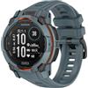 GIOPUEY Cinturini Compatibile con Garmin Instinct 3 50mm, Morbido Silicone Cinturino [Resistente all'Usura] [Traspirante] - Darkblue-A