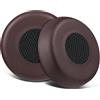 SOULWIT Cuscinetti Auricolari di Ricambio per Jabra Evolve 75 (75UC 75MS 75SE) Stereo Bluetooth Wireless Cuffie, Cuscinetti Auricolari con Schiuma ad alta Densità per I'isolamento dal Rumore - Caffè