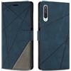 SONWO Cover per Xiaomi Mi 9 Lite, Flip Caso in PU Pelle Case Cover Custodia con Slot per Schede e Supporto Stand per Xiaomi Mi 9 Lite, Blu