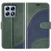 BoxTii Cover per Xiaomi 14T PRO, Custodia in PU Pelle Portafoglio, Magnetica Flip Cover a Libro con Slot per Schede per Xiaomi 14T PRO, Verde