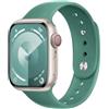 DMVEIMAL Cinturino per Apple Watch 40mm 44 mm 41 mm 45mm 38mm 42 mm iWatch Serie 8 7 6 5 4 3 se 44mm 45 mm Uomo/Donna,Morbida Sport Silicone Cinturini Apple Watch Ultra 49mm Band,Verde Pino