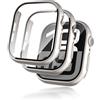 Seltureone 2 Pezzi Custodia per Apple Watch 10 42mm Custodia Protettiva con Protezione Dello Schermo, PC Duro 360° Tutto Intorno Anti Graffio Anti Polvere Custodia Protettiva Ultra Sottile - Starlight