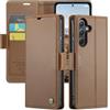 Rerzoiro Cover per Samsung Galaxy A35 5G Custodia Portafoglio [Blocco RFID] Premium Pelle PU Wallet Case Flip Libro con Porta Carte Slot Supporto Flip Case per Samsung Galaxy A35, Marrone
