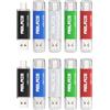 ABLAZE 10 pezzi Chiavetta USB tipo C 32GB Pendrive USB 2.0 OTG 2 in 1 per PC/Laptop/Notebook, Telefono Cellulare con USB-C