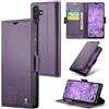 Rerzoiro Cover per Samsung Galaxy A25 5G Custodia Portafoglio [Blocco RFID] Premium Pelle PU Wallet Case Flip Libro con Porta Carte Slot Supporto Flip Case per Samsung Galaxy A25, Viola