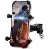 evomosa Porta cellulare per moto Supporto GPS per smartphone da 4'' - 7'' Adatto a tutte le moto con fori da 12mm-24mm Per R1 R6 F5 CBR650F VFR1200 Vfr800 GSX-R750 (A)