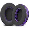 SOULWIT Tessuto a Rete Cuscinetti Auricolari Ricambio per HyperX Cloud 2/3/1/Flight/Stinger/Stinger2/Core/Pro, CloudX Stinger/Flight Series Cuffie