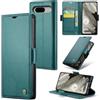 Rerzoiro Cover per Google Pixel 8 Custodia Portafoglio [Blocco RFID] Premium Pelle PU Wallet Case Flip Libro con Porta Carte Slot Supporto Flip Case per Google Pixel 8, Blu-verde