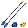 Eightwood GPS antenna adattatore Fakra C a SMA Cavo 2pz Piggear Plug RG174 15cm per auto Modulo GPS Tracking Antenna GPS Navigation System GPS Ricevitori