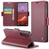 Rerzoiro Cover per Samsung Galaxy A55 5G Custodia Portafoglio [Blocco RFID] Premium Pelle PU Wallet Case Flip Libro con Porta Carte Slot Supporto Flip Case per Samsung Galaxy A55, Rosso