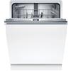 Bosch SBV4EAX28E, serie 4, lavastoviglie Smarter XXL completamente integrata 60 cm, cestino portaposate, lavastoviglie Made in Germany, particolarmente silenzioso, asciugatura extra, assistente