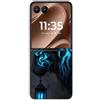 Sunrive Cover compatibile con Motorola Razr 50 Ultra/Razr Plus 2024, Custodia Case in Trasparente PC Flessibile Antigraffio protettiva back Modelli custodie(Q Tiger 4)