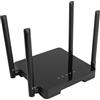Fockety Modem Router 4G LTE con Slot per Scheda SIM, Router WiFi Wireless 4G Cat 6 Sbloccato Dual Band AC1200, Hotspot Mobile WiFi 1200Mbps con 4 Antenne Esterne, Supporta Fino a 32