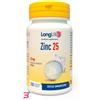 LONGLIFE SRL LONGLIFE ZINC 25 MG 100 COMPRESSE DIVISIBILI