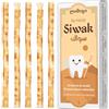 MODOGO® Siwak per Denti Naturale x5 - Spazzolino Ecologico per Pulizia e Sbiancamento Denti - Miswak Africano per Cura Naturale - Bastoncini di Araak per Igiene Orale - Alternativa Sostenibile