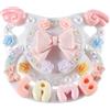 CutiePlusU Ciuccio adulto taglia ciuccio per adulti Big Shield fai da te - White Lamb, Grande, Agnello bianco