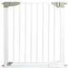 Munchkin Lindam Sure Shut Orto Cancello di sicurezza per bambini o cani per scale e porte con chiusura automatica , Senza viti, acciaio , 76-82cm , Bianco