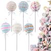 LANGXUN 6pcs Candy Land 2025 Decorazione natalizia, 10 pollici Lollipop Hanging Candy Cane Decorazione Albero di Natale, Ornamenti di Natale Artigianato, Arrbol de Navidad Decoración, Indoor Outdoor