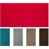 Olivo Tappeti OLIVO.shop Tappeto Bagno Antiscivolo, Tappeti per Bagno Moderni e Assorbente, Lavabile, Morbido, Tappetino Doccia e Vasca NEVADA (ROSSO, 45x75 cm)