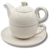 Leonardo Luxury Home Design Tazza Teiera Egoist Porcellana 400 ml Liscia e Resistente The Infuso Servizio Elegante e Raffinato Adatto a Lavastoviglie Forno e Microonde