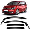 Opaltool Deflettori D'aria Auto Compatibile con VW T-ouran 1T1, 1T2 2003-2010, VW T-ouran 1T3 2010-2015, 4 Pezzi Deflettori del Vento per Auto