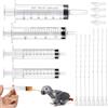 TiciKim Set di sonda nutrizione per uccelli giovani e pappagalli, latte, acqua, medicinali (10 ml+10 ml+20 ml+60 ml)