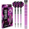RED DRAGON Darts - Tyrian Serie - 90% Tungsteno Professionale - 20g Barile / 22g Peso Pieno Punta Morbida Set di Freccette con voli e aste per Freccette