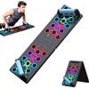 xiruiubao Tavola per Flessioni Attrezzi Push Up Board con Maniglie Antiscivolo in Silicone,Pieghevole Multifunzionale Pettorali Attrezzi con Base Antiscivolo per Allenamento Muscolare Fitness