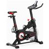 JK Fitness【Indoor Bike JK 514 Spin Bike Magnetica】Cyclette da Spinning [Volano 18 kg] Resistenza Manuale, Display LCD, Sella/Manubrio Regolabili, Cinghia Silenziosa, Home Training