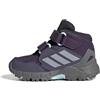 adidas Terrex Skychaser Mid Gore-Tex Hiking Shoes Kids, Scarpe da Trekking Unisex-Bimbi 0-24, Aurora Plum/Glory Grey/Semi Flash Aqua, 24 EU
