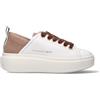 ALEXANDER SMITH Sneaker donna bianca in pelle