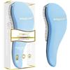 VMAGIC CARE Spazzola districante - far scorrere la spazzola districante attraverso i capelli aggrovigliati - miglior pettine per donne, ragazze, uomini e ragazzi - uso su capelli bagnati e asciutti (blu cielo)