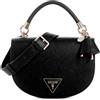 GUESS GIZELE MINI SADDLE CROSSBODY NERO PZ