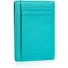 Bronzi® Portafoglio Uomo Slim Piccolo | Portacarte Uomo Donna Portatessere Porta Carte Di Credito | Portafogli Mini Protezione RFID con Portamonete | Box Regalo - Brand Italiano