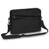 PEDEA Borsa per Tablet PC "Fashion" da 12,9 pollici (32,8 cm) custodia di protezione per tablet con tasca per accessori e tracolla, nero/blu