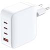 D-Link DCF-141 Caricatore GaN USB 140W - Adattatore Rapido 4 Porte con PD 3.1, QC 4.0, USB-C - Caricatore Compatto per MacBook, Laptop, Smartphone, Tablet e altro
