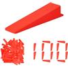 Flintronic 100 Pezzi Cunei Per Piastrelle, Distanziatori Per Piastrelle, Cunei Riutilizzabili per Piastrelle, Livellatori per Piastrelle, Ausilio per La Posa di Piastrelle, per Bagno Cucina Terrazzo