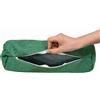 YOUROU Federa per cuscino cilindrico in lino, con cerniera (solo federa), morbida, per cuscini cilindrici (verde, 15 x 40 cm)