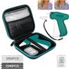 Glamgen Mini pistola a punto per vestiti con 6 aghi di ricambio e 5.000 ganci da 0,5 cm, fissaggio rapido di vestiti e custodia rigida, mini pistola per etichette sottili per cucire, imbottitura
