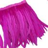 Sowder Bordo con piume di gallo, larghezza 25,4-30,5 cm, confezione da 0,9 m, colore: fucsia