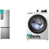 Hisense Set Frigorifero Combinato 255L + Lavatrice Slim 6kg, No Frost e Classe A