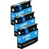 Supply Guy 3 Cartucce Per Stampanti con Chip compatibile con HP 933 933XL Ciano per HP OfficeJet 6100 6600 6700 7110 7510 7600 7610 7612