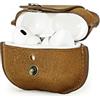 CONTACT'S FAMILY Custodia per AirPods Pro 2, Custodia in pelle per Airpod Pro 2, Custodia in pelle per auricolari da uomo compatibile con AirPod Pro 2a generazione con gancio a chiave