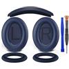 SOULWIT Cuscinetti Auricolari + Fascia + Protezione in Silicone per i Padiglioni Auricolari, Kit di Ricambio per Bose QuietComfort 35 QC35, QC35 ii Cuffie (Blu)
