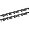HMF 66808-02 Guida rack per armadio server | 2 pezzi | 10 pollici | 8 U | Nero