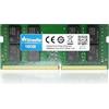 Wlizedle DDR4 2666MHz Laptop Memoria RAM 16GB CL19 SO-DIMM Wlizedle Modulo di Memoria PC4-21300 260-Pin 1.2V Non-ECC 2Rx8 Upgrade Notebook Memory per Computer Portatile, Verde