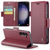 Rerzoiro Cover per Samsung Galaxy S23 Plus Custodia Portafoglio [Blocco RFID] Premium Pelle PU Wallet Case Flip Libro con Porta Carte Slot Supporto Flip Case per Samsung Galaxy S23 Plus, Rosso