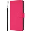 Nodigao Compatibile per Samsung Galaxy A16 4G 5G Cover Tinta Unita a Libro Book Pelle PU Portafoglio Magnetica con Disegni Motivo Antiurto Case Flip Custodia - Rose